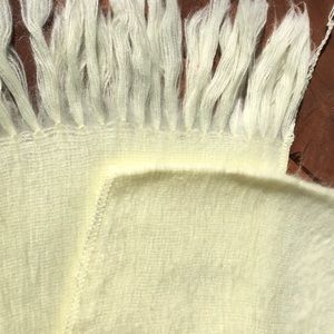 Brand new Neck Scarf Warm Comfy Soft Off White Light Cream alpaca blend soft